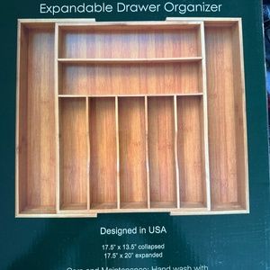 Expandable drawer organizer